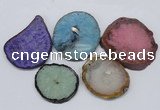 NGP2716 45*50mm - 55*75mm freeform druzy agate pendants