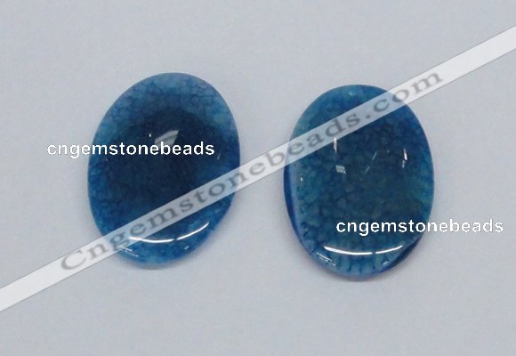 NGP2749 35*50mm oval agate gemstone pendants wholesale