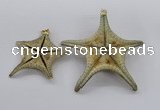 NGP2761 50*55mm - 75*85mm starfish pendants wholesale