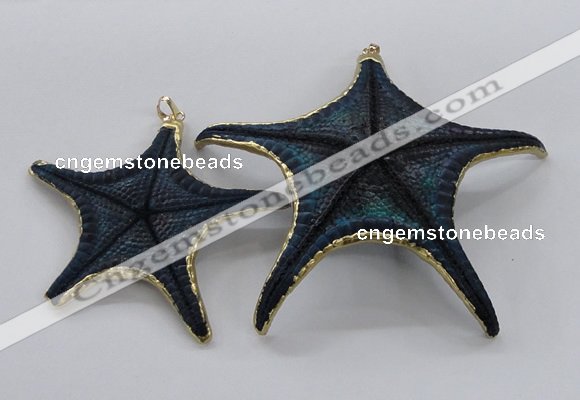 NGP2765 50*55mm - 75*85mm starfish pendants wholesale