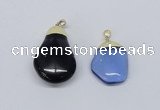 NGP2798 15*30mm - 25*35mm freeform crystal glass pendants wholesale