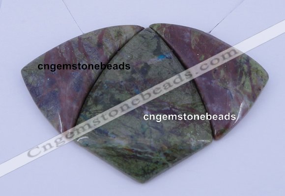 NGP28 Green rain forest stone pendants set jewelry wholesale