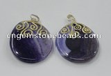 NGP2829 30*35mm - 35*45mm freeform agate gemstone pendants wholesale