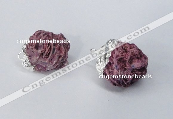 NGP2903 15*20mm - 25*30mm freeform desert rose pendants wholesale