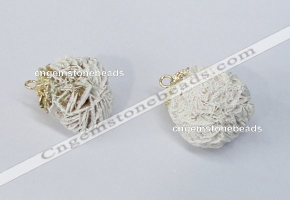 NGP2912 15*20mm - 25*30mm freeform desert rose pendants wholesale