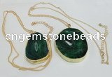 NGP2951 35*45mm – 45*55mm freeform agate gemstone pendants