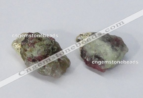 NGP2955 15*30mm - 25*40mm freeform tourmaline pendants wholesale