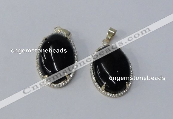 NGP3018 20*30mm oval agate gemstone pendants wholesale