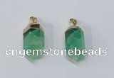 NGP3024 12*30mm – 15*40mm sticks fluorite gemstone pendants