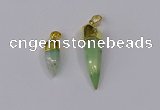 NGP3107 9*20mm – 11*40mm sticks Australia chrysoprase pendants