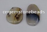 NGP3204 35*40mm - 40*50mm freeform agate slab pendants