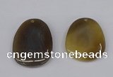 NGP3205 35*40mm - 40*50mm freeform agate slab pendants