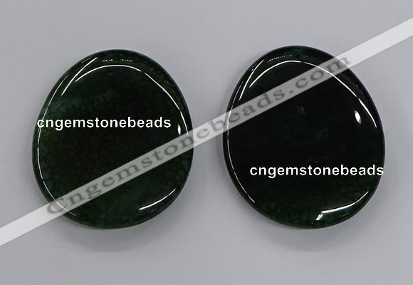 NGP3234 42*52mm - 45*55mm freeform agate gemstone pendants