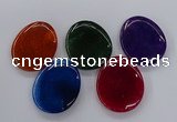 NGP3236 42*52mm - 45*55mm freeform agate gemstone pendants