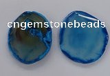 NGP3242 55*65mm - 50*75mm freeform agate slab pendants