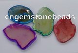 NGP3246 55*65mm - 50*75mm freeform agate slab pendants