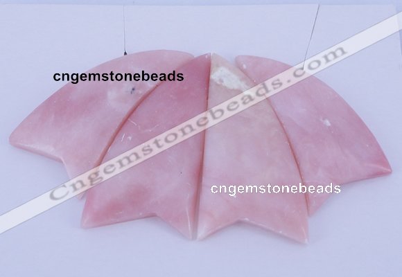 NGP33 Fashion pink opal gemstone pendants set jewelry wholesale