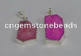 NGP3442 18*25mm - 20*30mm freeform druzy agate gemstone pendants