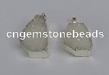 NGP3456 20*30mm - 25*35mm freeform druzy agate pendants wholesale
