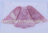 NGP35 Fashion pink opal gemstone pendants set jewelry wholesale