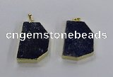 NGP3503 30*40mm - 30*45mm freeform lapis lazuli pendants