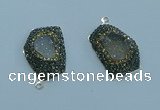 NGP3580 20*30mm - 22*32mm freeform druzy agate pendants