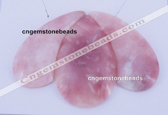 NGP36 Fashion pink opal gemstone pendants set jewelry wholesale