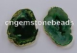 NGP3836 50*65mm - 60*70mm freeform druzy agate pendants