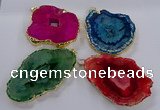 NGP3839 50*65mm - 60*70mm freeform druzy agate pendants