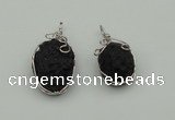 NGP4070 15*20mm – 20*30mm freeform tektite gemstone pendants