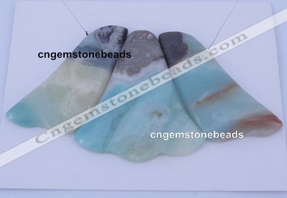 NGP42 Fashion amazonite gemstone pendants set jewelry wholesale