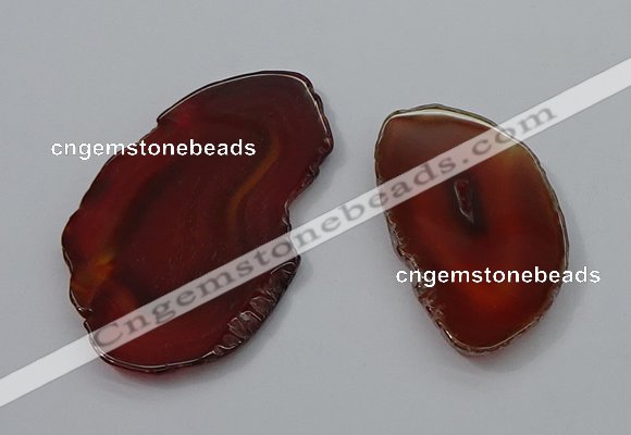 NGP4248 30*50mm - 45*75mm freefrom agate pendants wholesale