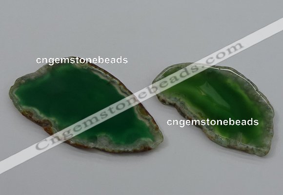 NGP4251 30*50mm - 45*75mm freefrom agate pendants wholesale