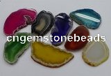 NGP4253 30*50mm - 45*75mm freefrom agate pendants wholesale