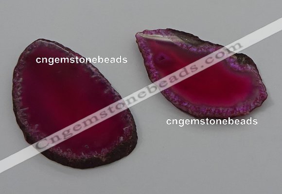 NGP4259 35*50mm - 45*80mm freefrom agate pendants wholesale