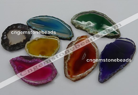 NGP4264 35*50mm - 45*80mm freefrom agate pendants wholesale