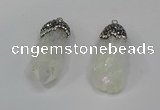 NGP4285 10*30mm - 15*45mmmm nuggets plated quartz pendants