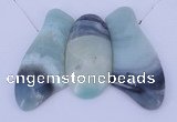 NGP43 Fashion amazonite gemstone pendants set jewelry wholesale