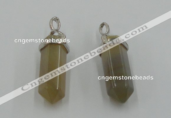 NGP5011 8*30mm sticks agate gemstone pendants wholesale