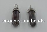 NGP5012 8*30mm sticks Indian agate gemstone pendants wholesale