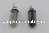 NGP5017 8*30mm sticks seaweed quartz pendants wholesale