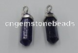 NGP5019 8*30mm sticks lapis lazuli gemstone pendants wholesale