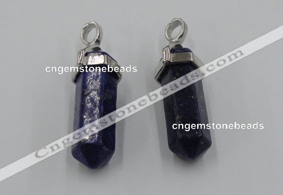 NGP5019 8*30mm sticks lapis lazuli gemstone pendants wholesale