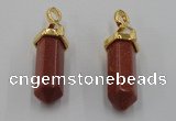 NGP5031 8*30mm sticks goldstone pendants wholesale