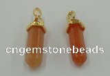 NGP5033 8*30mm sticks red aventurine pendants wholesale