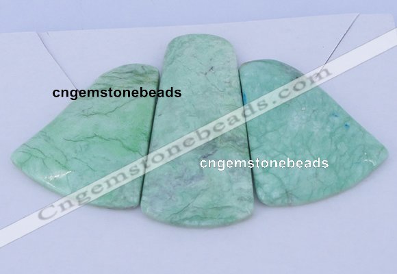 NGP53 Fashion grass turquoise gemstone pendants set jewelry wholesale