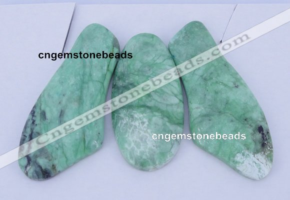 NGP54 Fashion grass turquoise gemstone pendants set jewelry wholesale