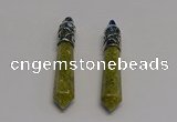 NGP5407 10*65mm sticks unakite gemstone pendants wholesale