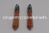 NGP5416 10*65mm sticks red aventurine pendants wholesale