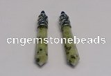 NGP5419 10*65mm sticks kiwi jasper pendants wholesale